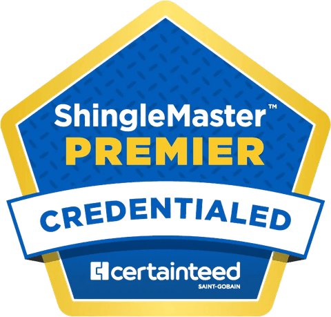 CertainTeed ShingleMaster Premier credentialed contractor